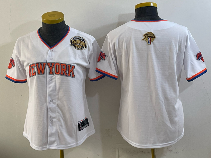 Men New York Knicks blank white 2026 Nike NBA jersey 0625002